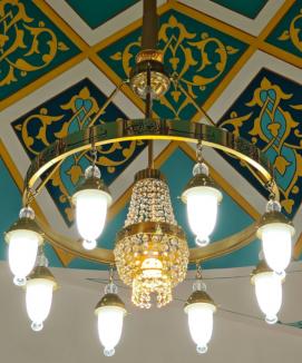 80'lik Osmanlı Fanuslu (kristal süslü )