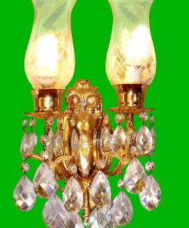 Çift kollu havuzlu aplik